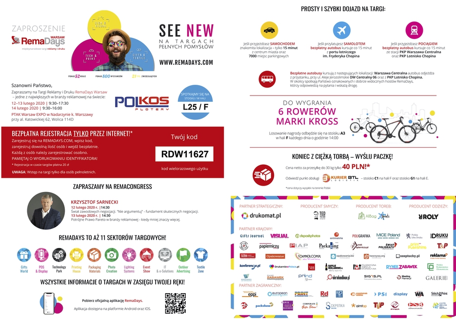 Zaproszenie Rema 2020 pl F L25