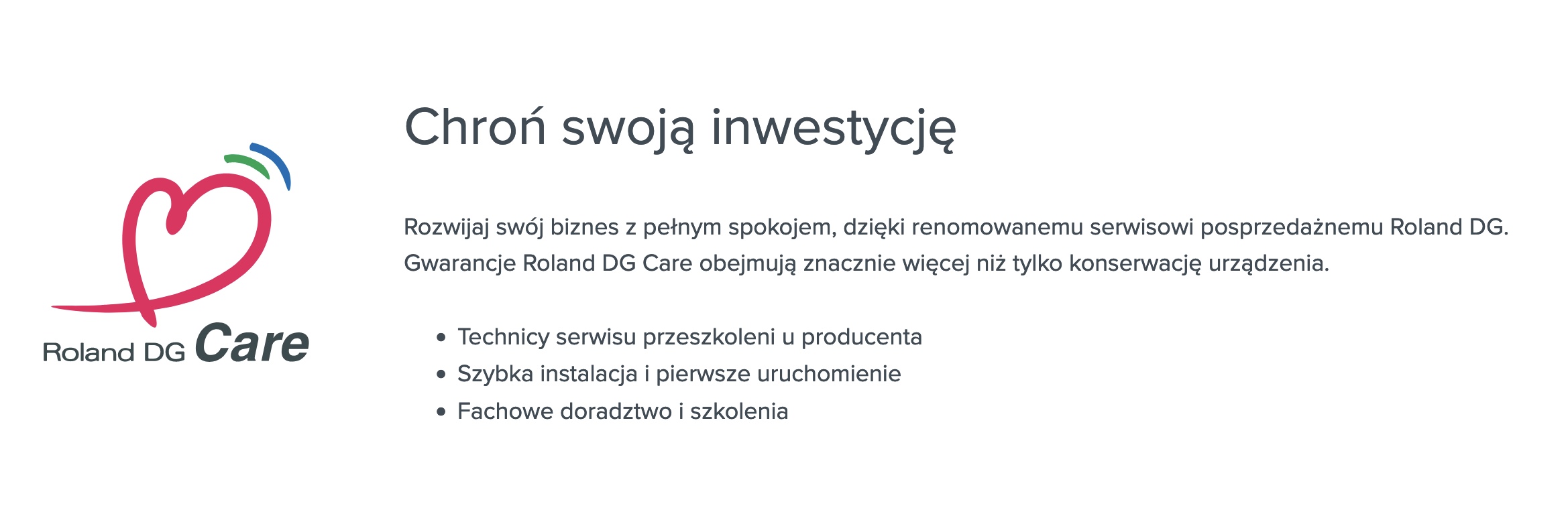 roland dg care